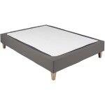 Cache - sommier coton jersey taupe 80x200 - taupe