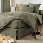 L'effet papillon - cache - sommier 'gaa' toutes dimensions 'gaze de coton' - couleur: gaa romarin - ...