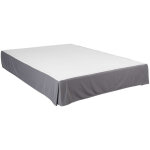 Terre de nuit - cache - sommier intgral gris ardoise 160x200