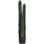 Cactus artificiel grand r�alisme plante artificielle grande taille dim. � 17 x 100h cm vert