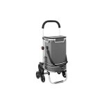 Caddie, cabas ou chariot de course isotherme � 3 roulettes gris - gris