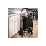 Caddie, cabas ou chariot de course isotherme  3 roulettes noir - noir