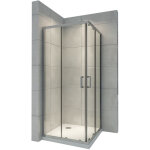 Cadentro - cabine de douche accs d'angle - hauteur 190 cm - 80x80 cm