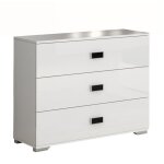 Altobuy - cadiry - commode 3 tiroirs laque blanche