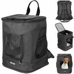 Sac � dos pour animaux domestiques 12 kg avec poches lat�rales laisse incluse sac de transport chien ...