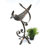 Dandibo - cadran solaire phoenix en fer forg rsistant aux intempries 65 cm horloge de jardin en mtal ...