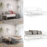 Cadre de canap - lit extensible sans matelas blanc 90x200 cm - canap convertible - lit invit - lit ...