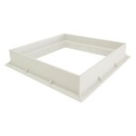 Cadre de cercueil pp gris 30x30