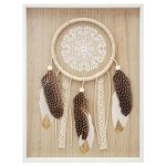 Cadre déco attrape - rêve 30x40cm naturel Cadre déco attrape - rêve 30x40cm naturel