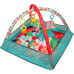 Yongqing - cadre de fitness pour enceinte de b�b� carr� avec 18 boules oc�aniques bleues + divers