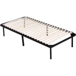 Habitat et jardin - cadre  lattes + pieds pour matelas de 90 x 190 cm - 20 lattes
