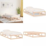 Cadre de lit sans matelas 100x200 cm bois massif - cadre de lit - lit simple - lit en bois - bois massif ... Cadre de lit sans matelas 100x200 cm bois massif - cadre de lit - lit simple - lit en bois - bois massif ...