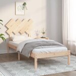 Cadre de lit 90x190 cm simple bois massif