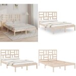 Cadre de lit sans matelas bois massif 120x190 cm - cadre de lit - lit en bois - lit double - meuble chambre ... Cadre de lit sans matelas bois massif 120x190 cm - cadre de lit - lit en bois - lit double - meuble chambre ...