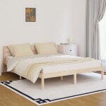 Cadre de lit sans matelas bois massif de pin 160x200 cm vidaxl
