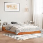 Vidaxl - cadre de lit sans matelas cire marron 160x200cm bois pin massif