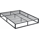 Habitat et jardin - cadre de lit en m�tal 140 x 190 - noir