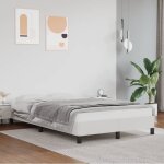 Cadre de lit sans matelas blanc 120x190 cm similicuir vidaxl
