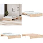 Cadre de lit sans matelas bois massif 160x200 cm - cadre de lit - lit double - bois massif - lit design ... Cadre de lit sans matelas bois massif 160x200 cm - cadre de lit - lit double - bois massif - lit design ...