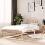 Cadre de lit sans matelas bois massif 90x190 cm vidaxl