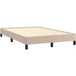 Cadre de lit sans matelas cappuccino 120x190 cm similicuir vidaxl