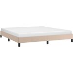 Cadre de lit sans matelas cappuccino 180x200 cm similicuir vidaxl