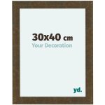Yd. - cadre photo 30x40 - or antique - mdf - como