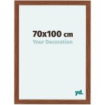 Yd. - cadre photo 70x100 - noyer - mdf - como