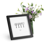 Casa chic - cadre photo - blumfeldt cannon - carr� 20 x 20 cm - bois - noir