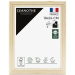 Cadre photo bois brut 18x24 cm et 24x18 cm - cadre photo bois naturel fsc ? convient au a5 ? fabriqu ...