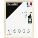 Cadre photo bois brut 40x50 cm et 50x40 cm - cadre photo bois naturel fsc ? convient au a3 ? fabriqu ...