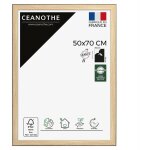 Brio - cadre photo bois contour noir 50x70 cm et 70x50 cm - convient au a2 et affiche poster - cadre ...