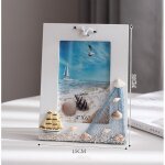 Cadre photo en bois a decorer 6?, 1pcs cadre photo de table cadre photo vertical cadre de photo nautique ...