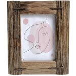 Cadre photo en bois recycl� pour photo 13 x 18 cm