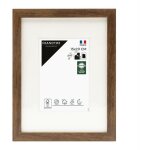 Cadre photo brun 15x20 cm et 20x15 cm - convient au a5, a6 et carte postale ? baguette fine et minimaliste ...