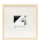 Cadre photo brut 30x30 cm et 30x30 cm - convient au a4 ? baguette fine et minimaliste - cadre photo wild ...