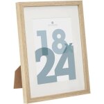 Atmosphera - cadre photo en bois naturel 18x24 cm crateur d'intrieur lgant