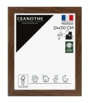 Cadre photo marron 24x30 cm et 30x24 cm - convient au a4 ? cadre pour photo 24x30 cm, affiche ou poster ...