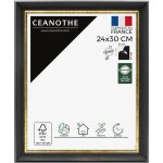 Cadre photo noir finition dor� 24x30 cm et 30x24 cm - convient au a4 - cadre baroque - cadre photo pandore ...
