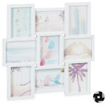 Cadre photos, p�le - m�le 9 photos galerie mur, cadre muraleffet collage vertical horizontal hxl: 54 ...