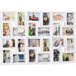Cadre photos ple - mle, collage 24 images, mur, 10 x 15, vertical ou horizontal, galerie, hxl 57x86 ...