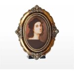 Cadre photo rtro en rsine art dcoration ovale cadre photo arts portrait display decorat home creative ...