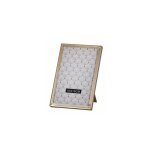 Fornord - cadre photo  poser en verre et mtal dor - 10x15cm - dor