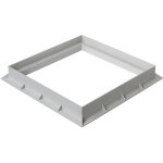 First plast - cadre en pvc pour grille et tampon - 200 x 200 mm - gris First plast - cadre en pvc pour grille et tampon - 200 x 200 mm - gris