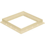 First plast - cadre en pvc pour grille et tampon - 200 x 200 mm - sable