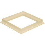 First plast - cadre en pvc pour grille et tampon - 400 x 400 mm - sable First plast - cadre en pvc pour grille et tampon - 400 x 400 mm - sable