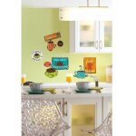 Caf� vintage - stickers repositionnables sur le th�me du caf�