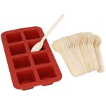 La cafetire - moule avec cuillres  chocolat chaud, silicone