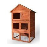 Cage clapier enclos pour lapins 106 x 83 x 160 cm - modele 029 jumbo