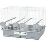 Cage primo 57 blanche et grise 57 x 31 x 41 cm pour oiseaux - zolux